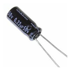 0.22uF 50 Volt Capacitor Alum